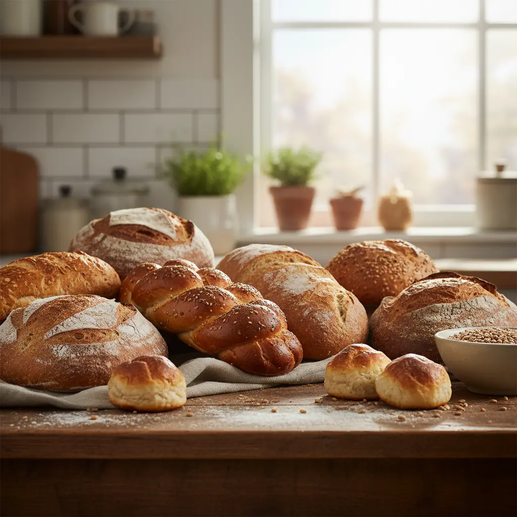 Fresh artisan breads